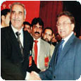 With President of Pakistan, Textile Business Development Program